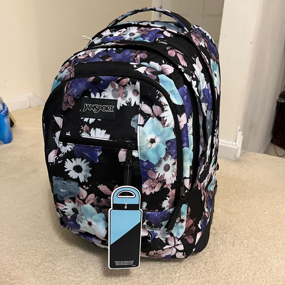 Brand New Jansport Floral Rolling backpack